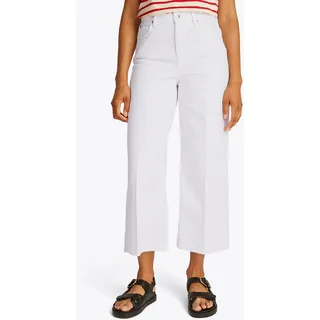 Tommy Hilfiger Wide LEG Jeans aus reiner Baumwolle, Weiss, 30/32