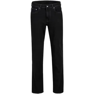 Bequeme Jeans BRÜHL "Genua III DO", Herren, Gr. 48, EURO-Größen, schwarz, 89% Baumwolle, 7% Synthetik, 4% Elasthan, unifarben, casual, lang, Jeans 5-Pocket-Jeans Stretchjeans, in 360 Bi-Stretch Denim