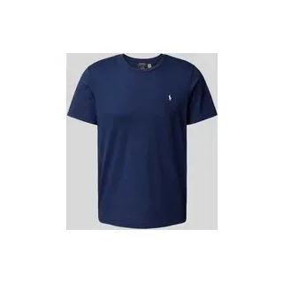 T-Shirt mit Logo-Stitching, Marine, $listsize[$i].replace('"','"')
