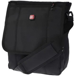 Christian Wippermann Herren Umhängetasche Mittel - Crossover Bag Wasserdicht - 1680D Nylon, Leicht - Verstellbarer Gurt 150 cm - Ideal für Arbeit, Uni, Freizeit - Maße 24x32x10 cm - 24 x 32 x 10 cm