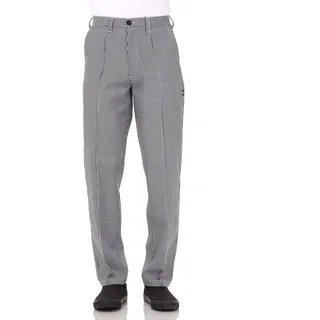 Chef Works schwarz und weiß kariert Traditionelle Chef Hose, BWCP-000-28