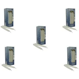 100 Baumkerzen selbstlöschend Weiß (5x20 Stk.) Weihnachtskerzen Gies Kerzen
