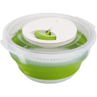 Emsa Falt-Salatschleuder 4,0 L grün/transparent