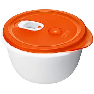Rotho Frischhaltedose rund rot/weiß 19 x 19 x 10,5 cm 1,6 l