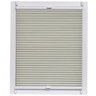 Büscher Sunlines Wabenplissee Verdunkelung 65 cm breit grau, 65x150 cm