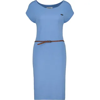 Alife & Kickin ALIFE & KICKIN, Damen, Gr. XS, Normalgrößen, blau (fjord melange), 65% Baumwolle, 35% Polyester, Rundhals, Kleider Sommerkleid
