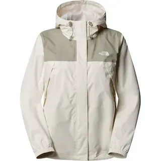 THE NORTH FACE Damen Regenjacke W ANTORA JACKET, Größe XL in Weiß WHITE DUNE/CLAY GREY