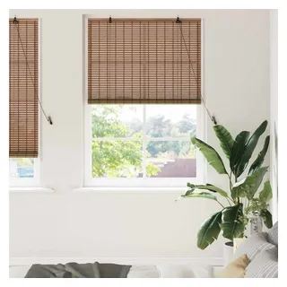 vidaXL Bambusrollo 110 x 220 cm Braun
