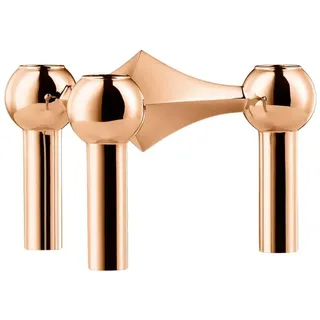 Stoff Nagel Kerzenhalter aus Metall hergestellt, für eine schmale Kerze geeignet, kombinierbar, in der Farbe Rose Gold, Maße: 10,2 x 6,9 cm, 9008