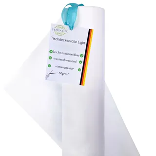 Sensalux Tischdeckenrolle 1,10m x 25m Weiß