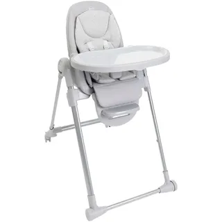 Chicco Hochstuhl Polly Armonia Steel, mit Essbrett grau