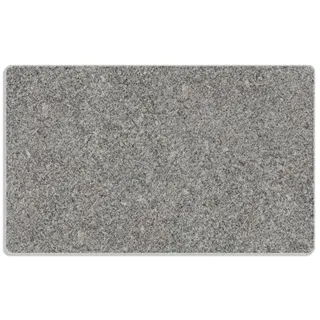 Wallario Frühstücksbrett Muster grauer Marmor Optik -Granit - marmoriert, ESG-Sicherheitsglas, (inkl. rutschfester Gummifüße 4mm, 1-St), 14x23cm 23 cm x 14 cm