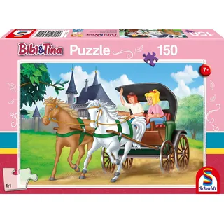 Schmidt Spiele Bibi & Tina, Kutschfahrt, 150 Teile
