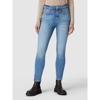 Skinny Fit Jeans mit Label-Detail Modell 'KITT', Jeansblau, 30