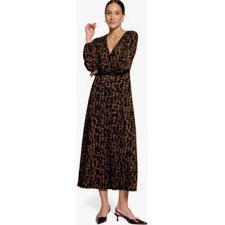 Zero Jerseykleid Shirtkleid Braun/Schwarz 42