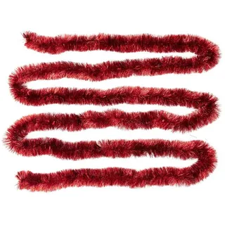 DekoPrinz® Girlanden Weihnachtsschmuck künstlich, Rot, Ø70mm x 6m rot Ø 7 cm