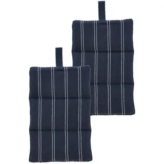 Södahl - Harmony Topflappen, 15 x 23 cm, navy blue (2er-Set)