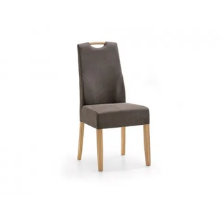 Niehoff Top-Chairs Polsterstuhl Eiche, Microfaser Campo savannah