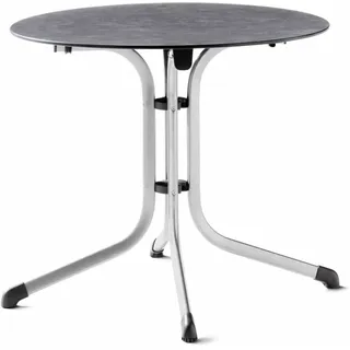 Sieger Klapptisch Ø 85 x 75 cm Graphit/Schiefer Anthrazit