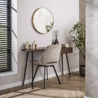 Schminktisch Elin Massive Akazie Drift Brown 120 Cm