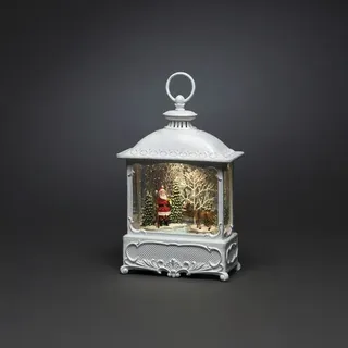 Konstsmide LED-Wasserlaterne, Kunststoff, BxHxL: 8,6 x 30 x 18 cm, inkl. Leuchtmittel - weiss