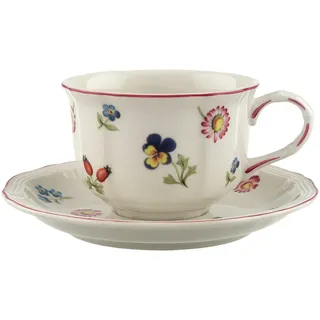 Villeroy & Boch Teetasse mit Untertasse 0,13 l Weiß 2 St.