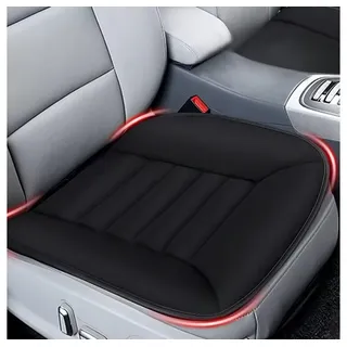 TUWENA Sitzkissen Auto Sitzkissen, Ergonomische Sitzerhöhung Orthopädisches Sitzkissen schwarz