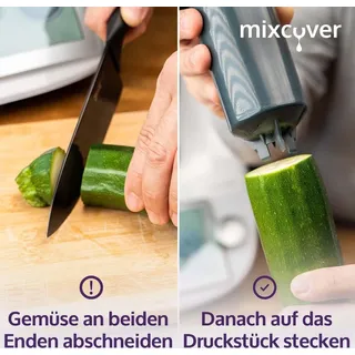 Mixcover Spiralschneider Gemüsenudeln schneiden kompatibel mit Thermomix-zubehör