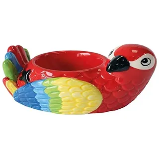 Crockery Critters Eierbecher - Papagei von Deluxebase. Niedliche tierische Eierbecher aus Keramik für Kinder und Erwachsene