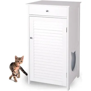 wondermake® Katzenschrank XL Weiß