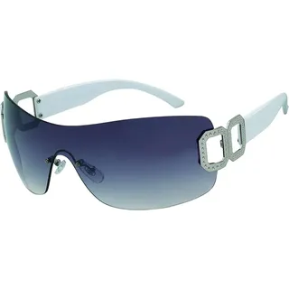 DanCarol Sonnenbrille DC-220- für Damen- das Gestell ist mit auffälligen Metallaplikationen lila|weiß