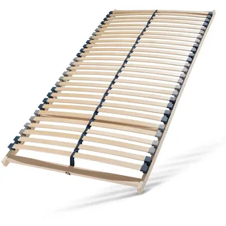 Sleepneo Stabiler Lattenrost 140x200, Lattenrahmen aus Buche, 28 Latten, 7 Komfortzone, Federholzrahmen Made in Germany, Lattenrost starr, Lattenrahmen 140x200 hohe Traglast bis 150Kg