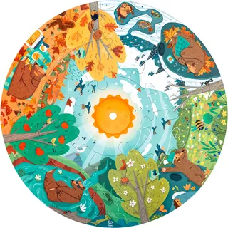HaPe Puzzle Vier Jahreszeiten (17 Teile)
