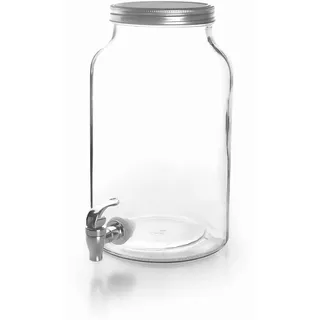 Lacor Spenderkaraffe aus Glas 5,5 l 61951 mit Zapfhahn