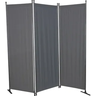 Angerer Paravent Swingtex 3-tlg. 165 x 165 cm dunkelgrau