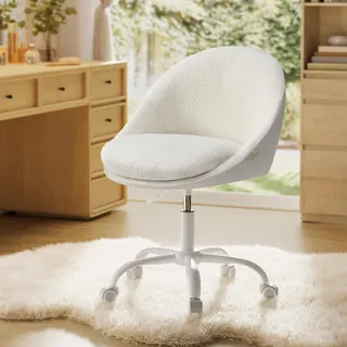 Songmics Drehstuhl Stoff Beige