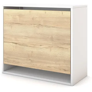 ASSMANN Wandsekretär Cubas Premium 74x80cm Weiß, TÜV-Zertifiziert, fertig montiert für Homeoffice