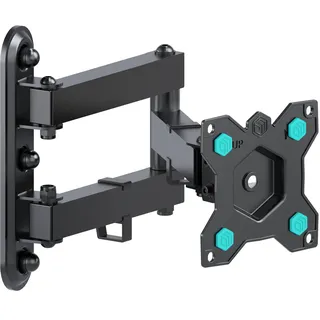 ONKRON Vollbewegliche Wandhalterung für TV oder Monitor 10-35 max. 20 kg, Schwarz R4