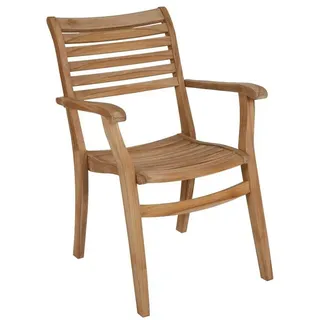 Brafab Karlo Gartenstuhl 58 x 66 x 88 cm natur stapelbar