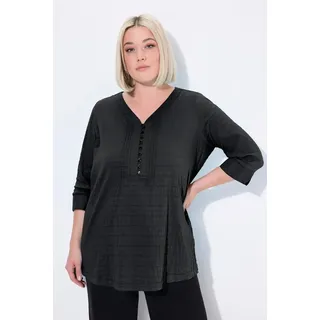 Ulla Popken Tunika in schwarz | 66-68