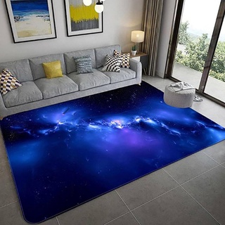 Weltraum-Teppich für Jungen Zimmer, Universum Planet große Fläche Teppich für Jungen Mädchen Schlafzimmer, Outer Space Planet Teppich Galaxy Planet Nebula Erde,M-160x230cm(63x91inch)