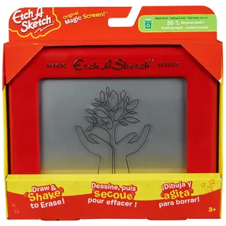 Etch A Sketch - Original Magic Screen - Magnettafel für Kinder - aus 86% recyceltem Kunststoff - Kreativspiele, die der Umwelt verpflichtet sind - 6066719 - Spielzeug für Kinder ab 3 Jahren