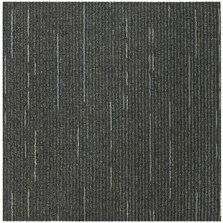 vidaXL Gestreift Teppichfliese 50 x 50 cm Hellgrün
