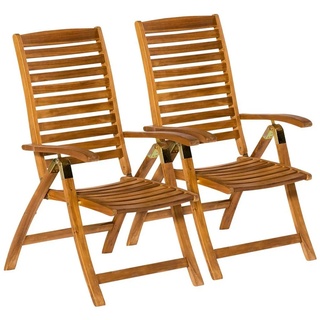 MERXX Gartenstuhl Paraiba (Set, 2 St), 2er Set, Akazienholz, verstellbar braun