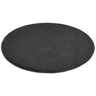 LUXOR LIVING Novara Fellteppich Ø 80 cm Grau