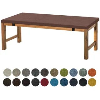 Aselbia Bankauflage Sitzkissen 90X40X5CM,Waschbare Rutschfestes Bankkissen Sitzauflage Bequeme Bankpolster für Bank, Fensterbank, Gartenmöbel, Terrasse, Drinnen,Braun