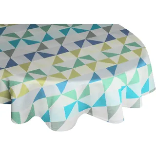 Wirth Tischdecke BERLARE 130 x 190 cm Blau/Grün