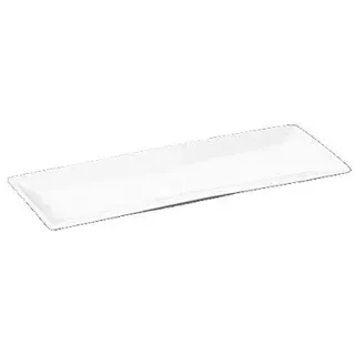 Wilmax WL-992015/A Porzellan Sushi/Canape-Teller, Weiss, 30.5cm Länge, 12cm Breite
