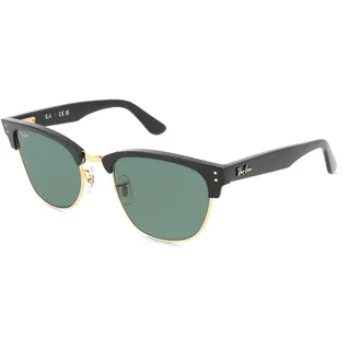 Ray-Ban RBR0504S CLUBMASTER REVERSE Damen-Sonnenbrille Vollrand Browline Kunststoff-Gestell, schwarz