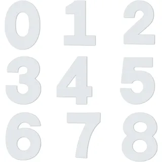 9 Stück Kuchenform 0-8 Zahlen Set Kuchen Zahlenform Zahlen Kuchenform Torte Zahlen Vorlage Zahlenform Kunststoffschablonen Zahlen zum Backen 0-9 Große Anzahl Back Kuchen Form für Geburtstag (10 Zoll)